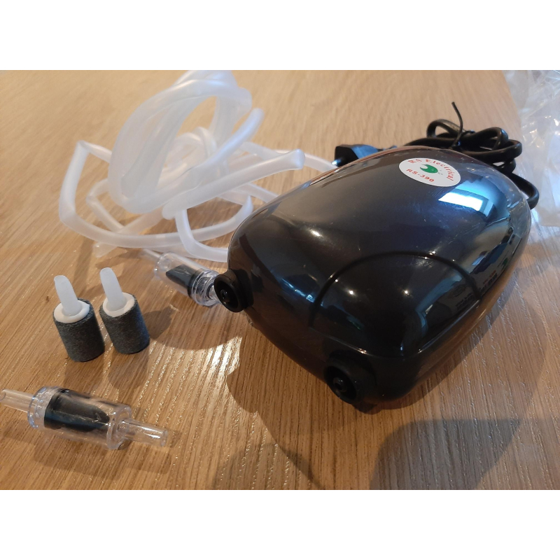 Luchtpomp set 5 Watt (dubbele uitgang)