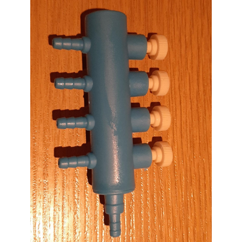verdeelstuk luchtslang 4-uitgangen