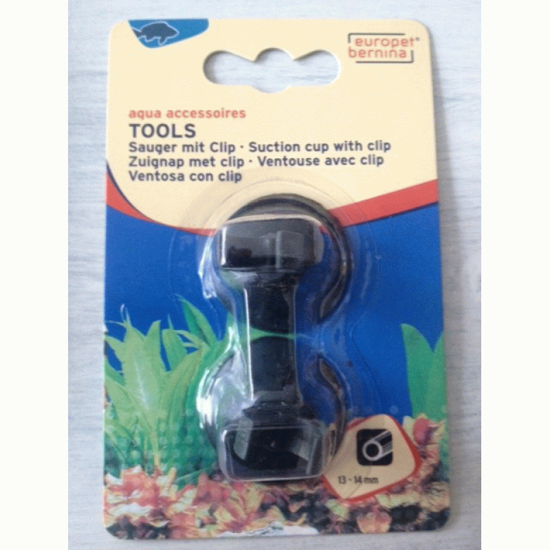 zuignap met clip 13-14 mm