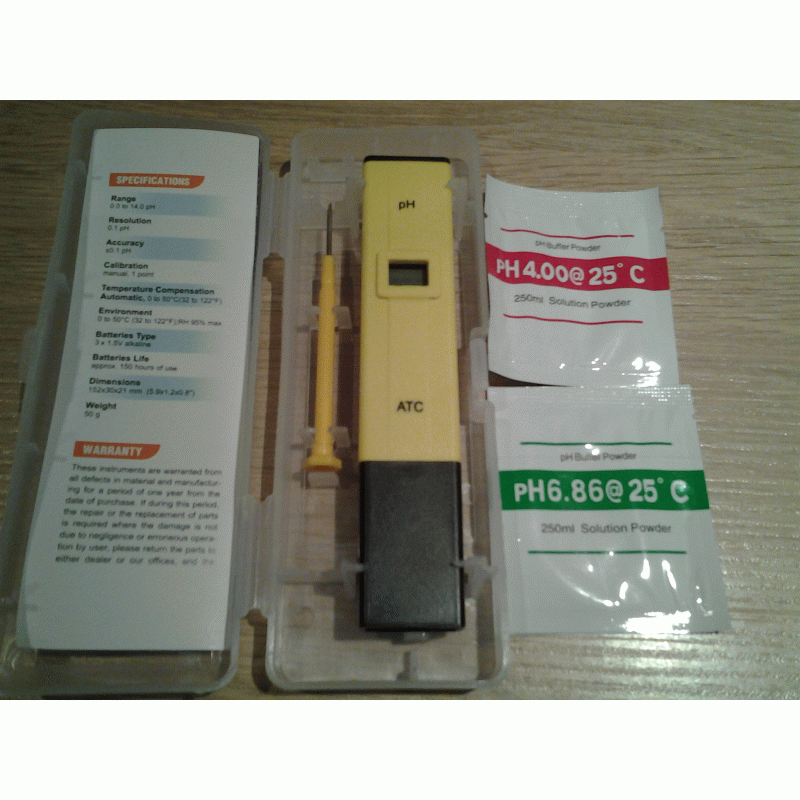 Ph-meter (met opbergbox)