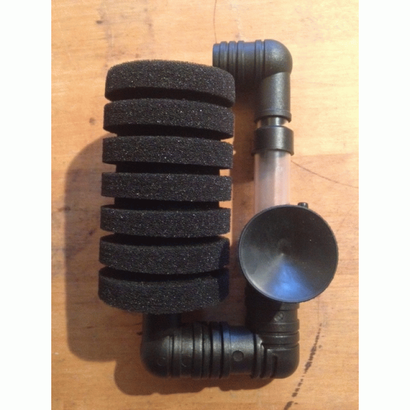 enkelvoudig hang sponsfilter