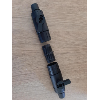 Aquarium 16/12 mm Dubbele Kraan Snelkoppeling