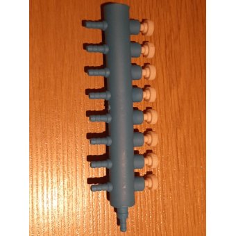 verdeelstuk luchtslang 8-uitgangen